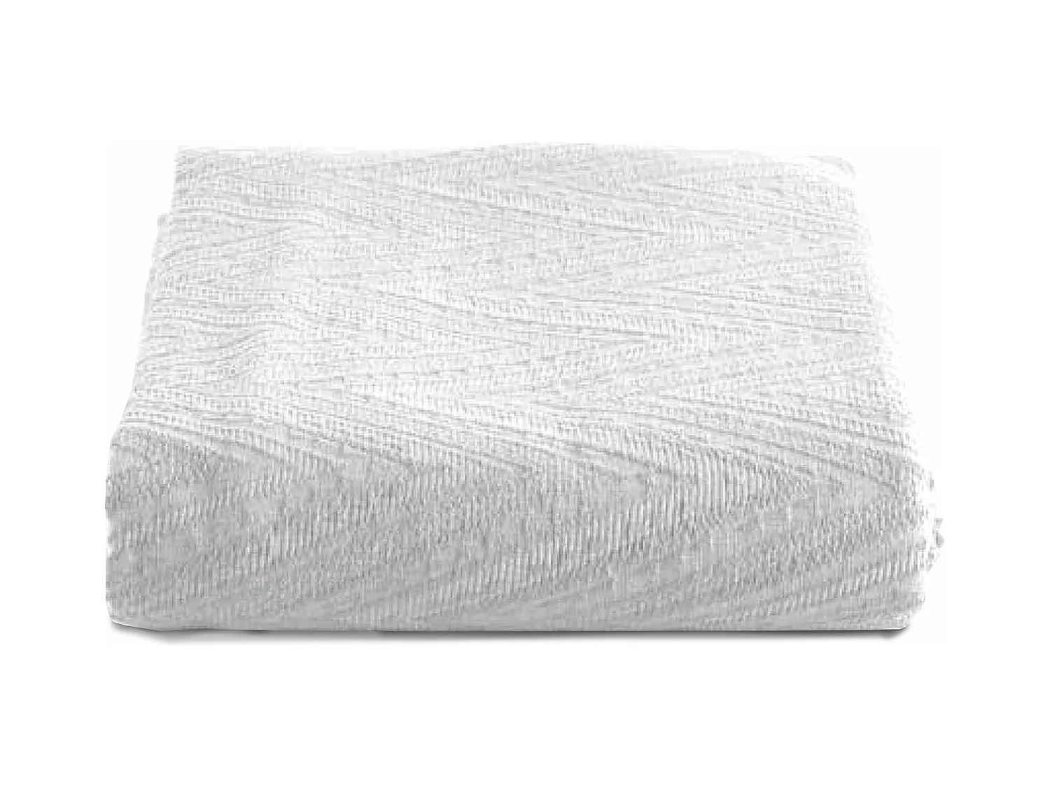 Couvre-lit coton blanc cassé 260x240 cm