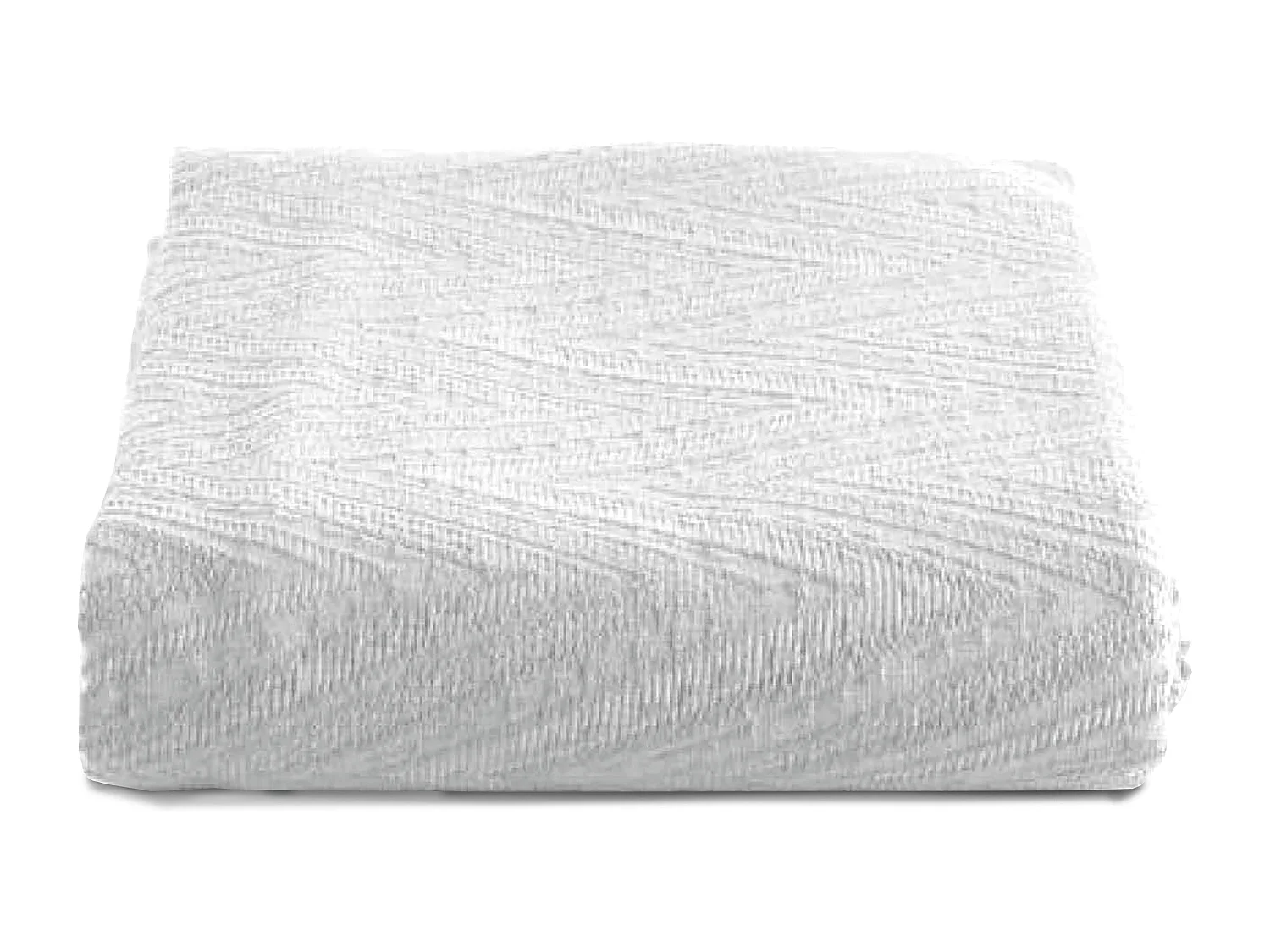 Couvre-lit coton blanc cassé 260x240 cm