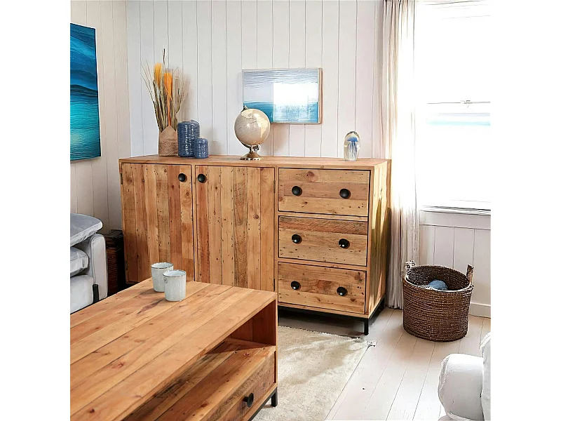 Buffet en bois recyclé 150 cm CANBERRA