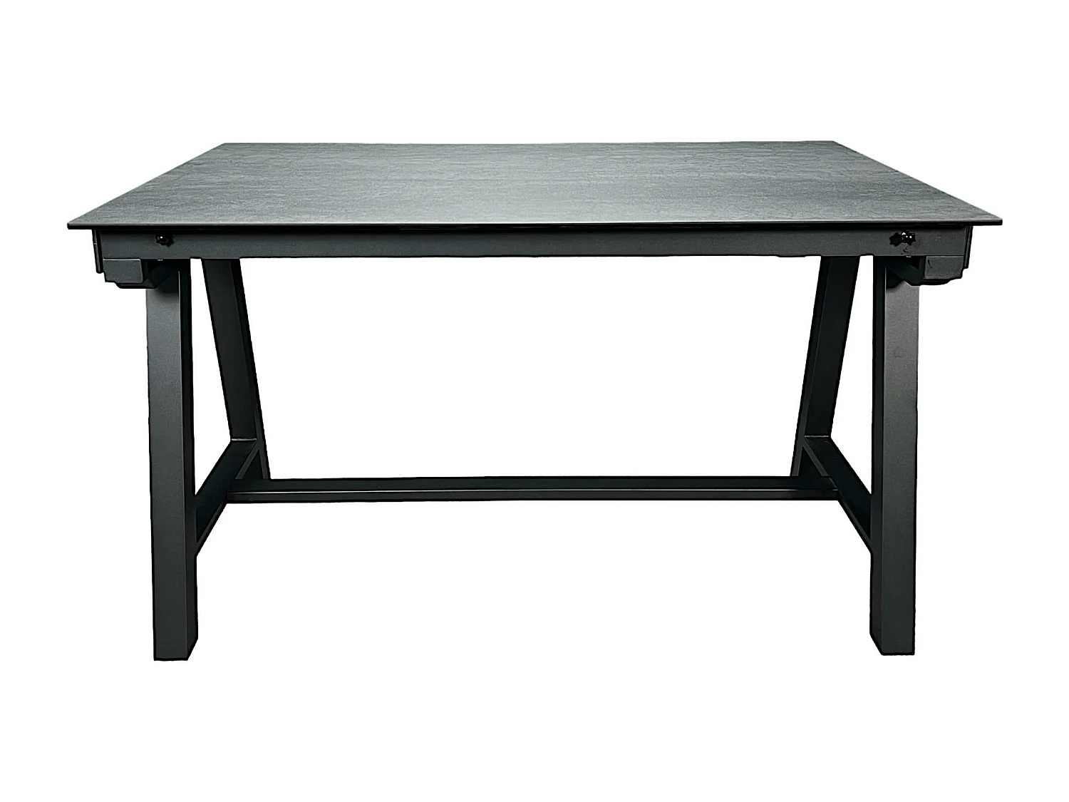 Table haute en céramique extensible effet ardoise 160-270 cm LOMBARDIE