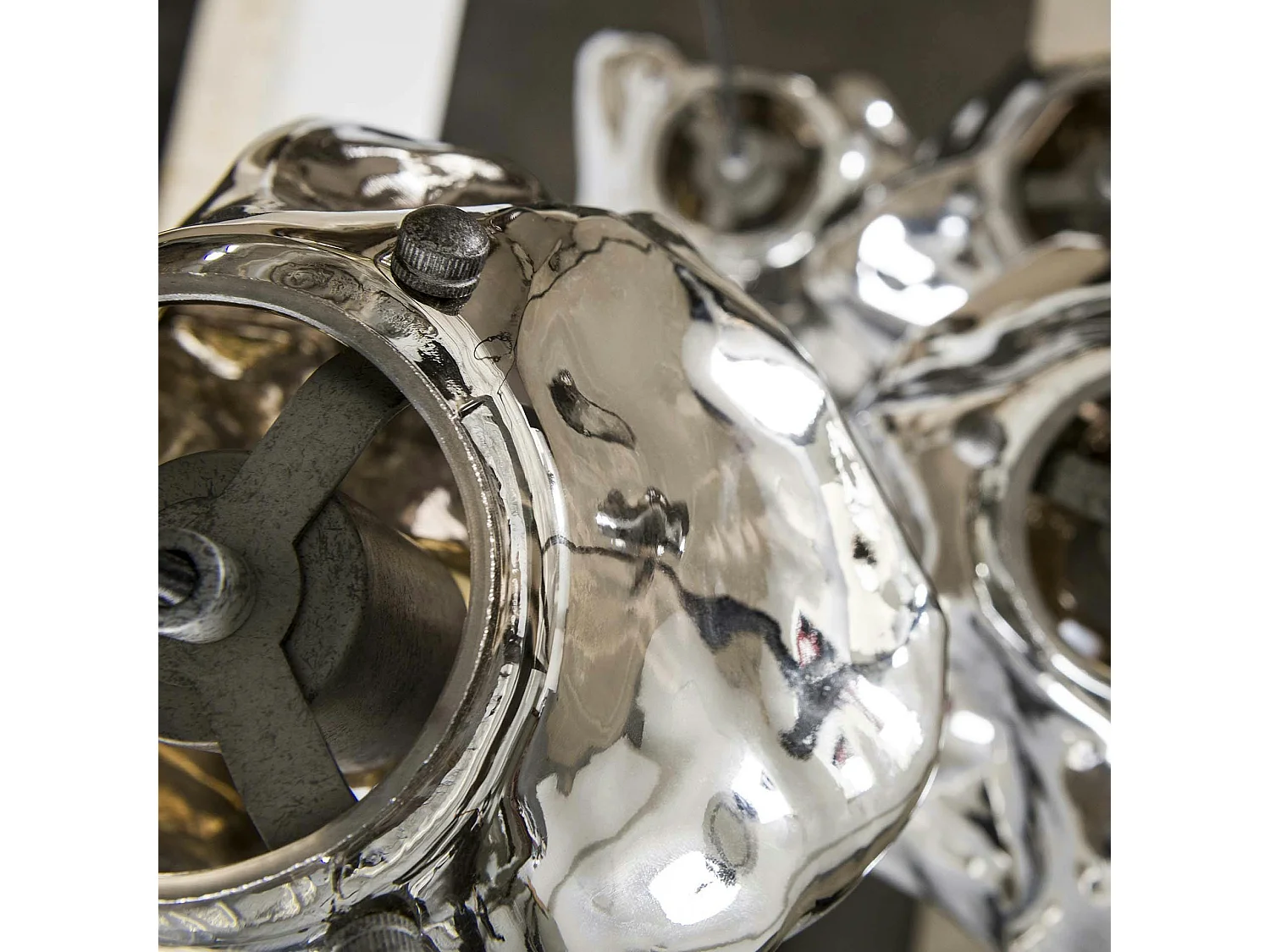 Suspension moderne étagée 5 lampes NIAGARA