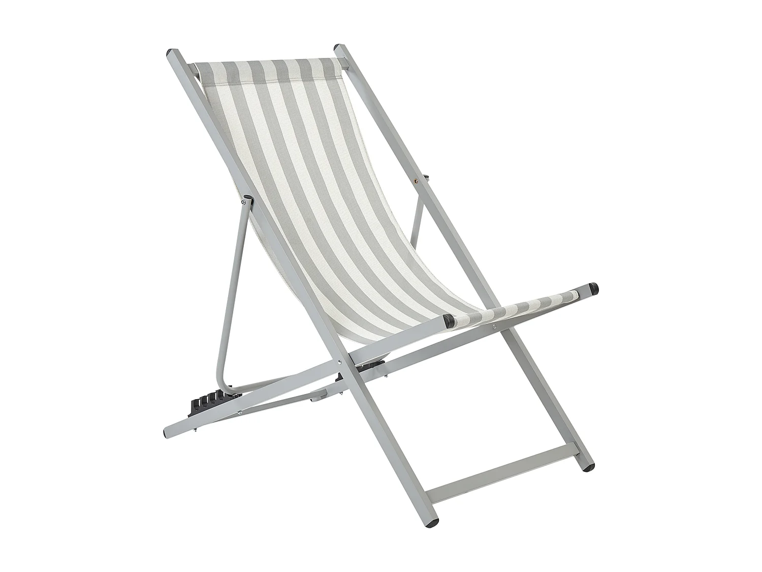 Chilienne pliante LOCRI II Métal Gris clair