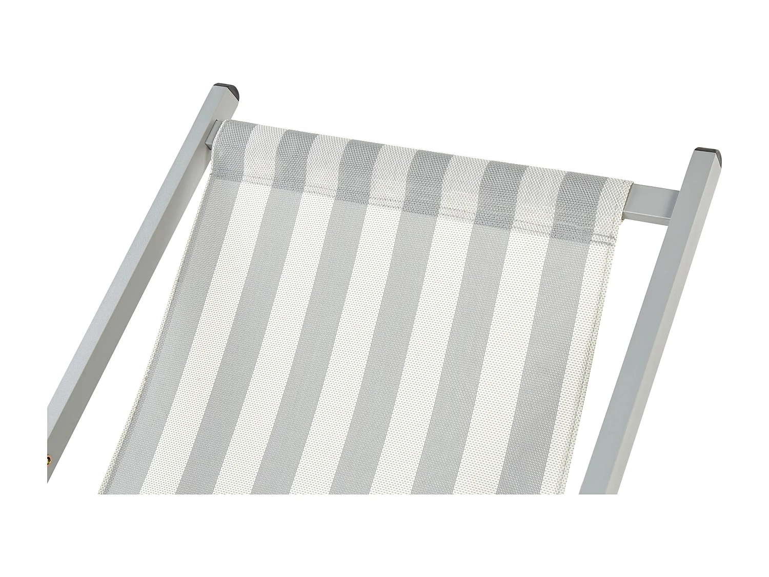 Chilienne pliante LOCRI II Métal Gris clair