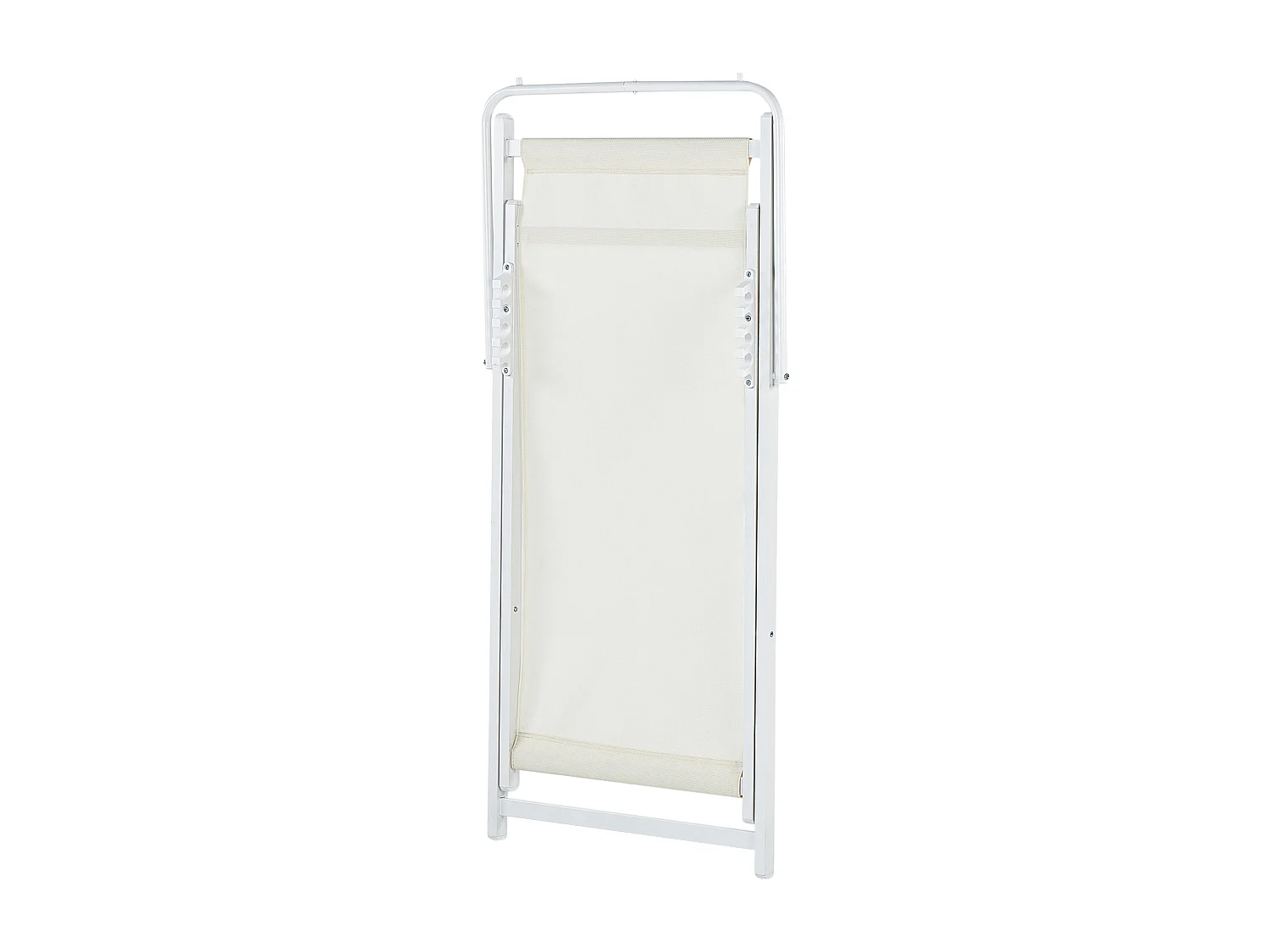 Cadeira de praia dobrável LOCRI II Metal Creme claro