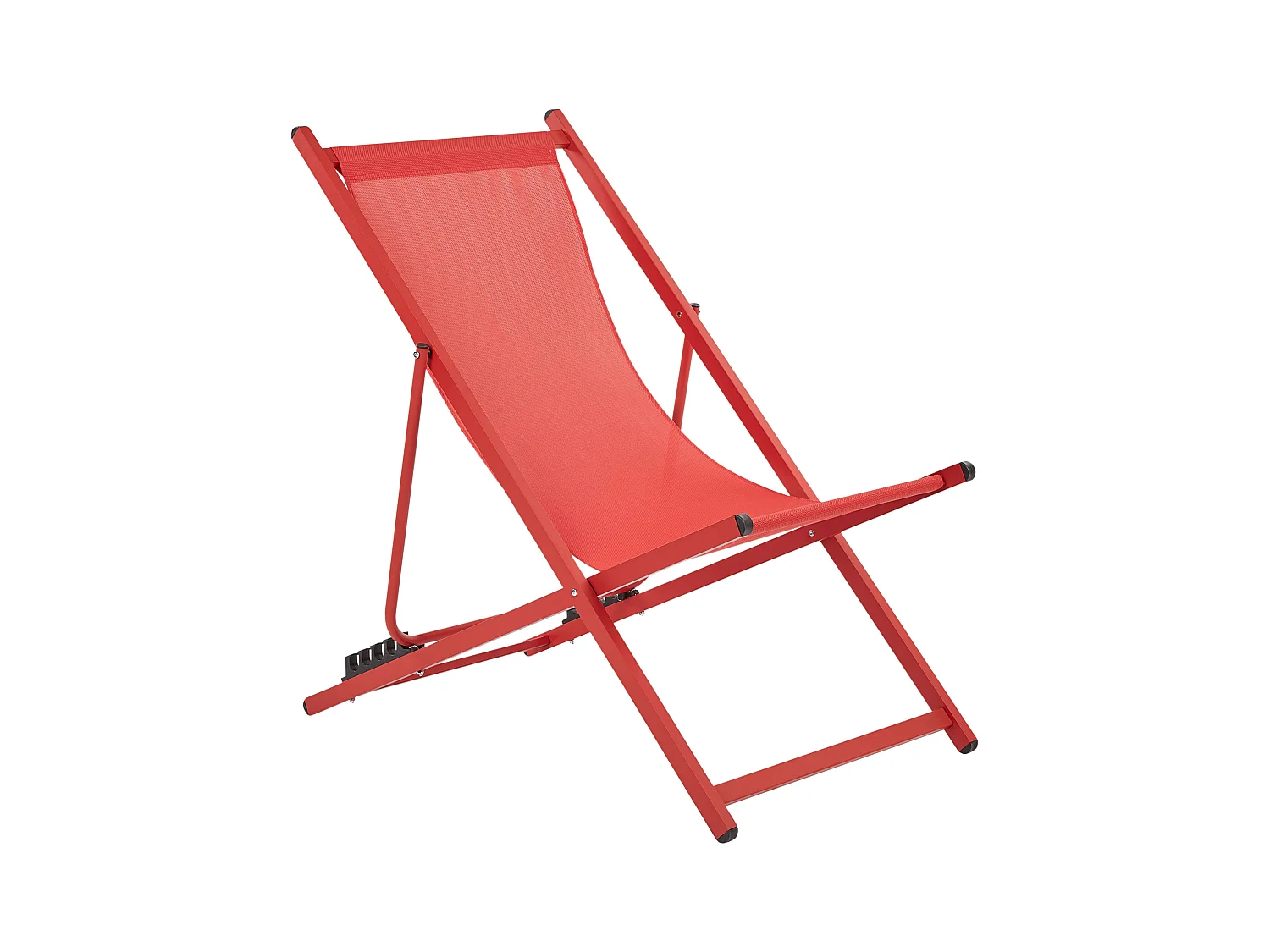 Inklapbare ligstoel LOCRI II Metaal Rood