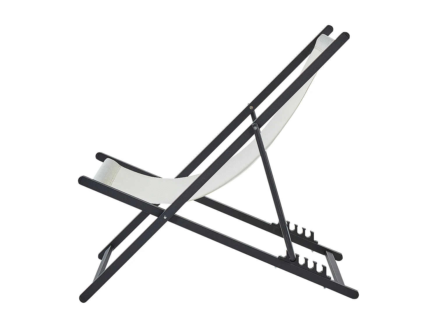 Chilienne pliante LOCRI II Métal Beige clair