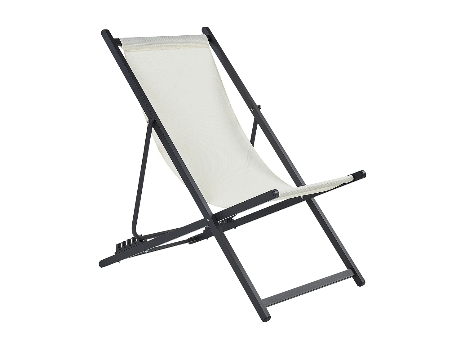 Chilienne pliante LOCRI II Métal Beige clair