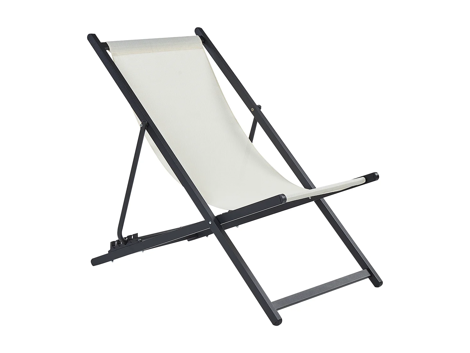 Chilienne pliante LOCRI II Métal Beige clair