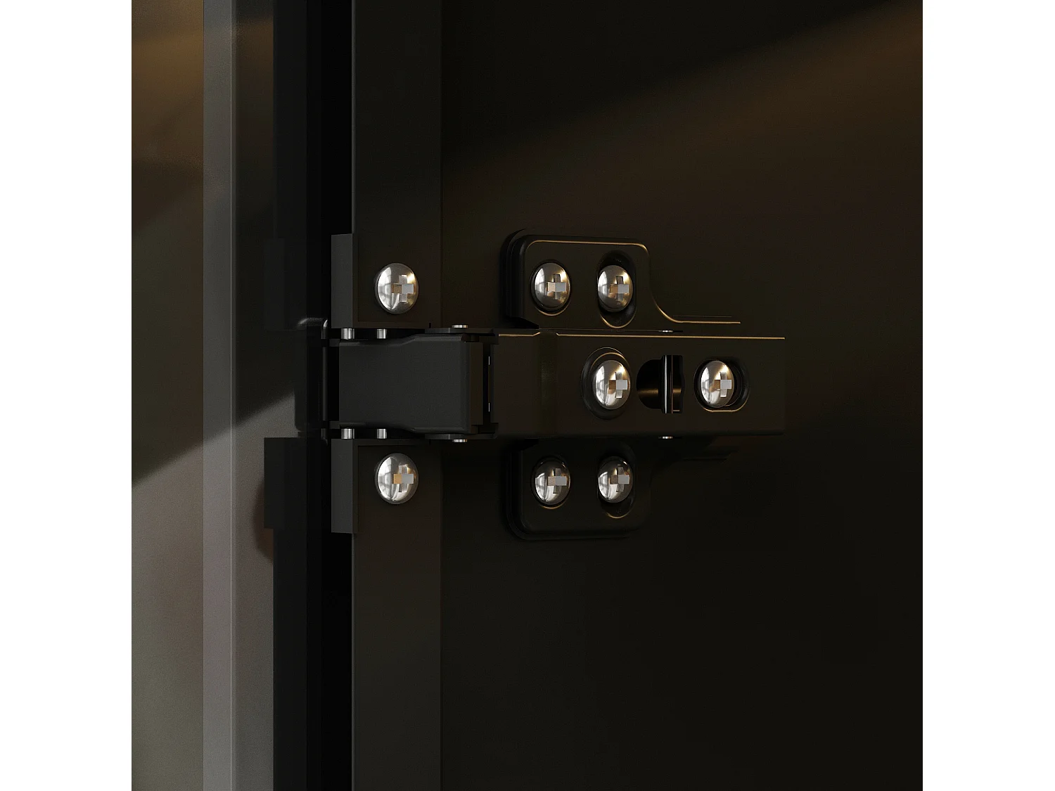 Grande armoire à vêtements en verre vitrine en verre éclairage portes et tiroirs Meuble chambre 120x48x190cm Noir