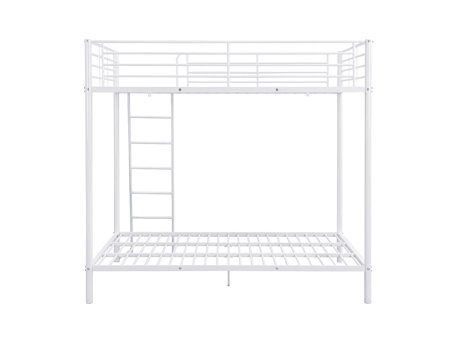 Litera 2 x 140 x 190 cm - Metal - Blanco - GÉMINIS