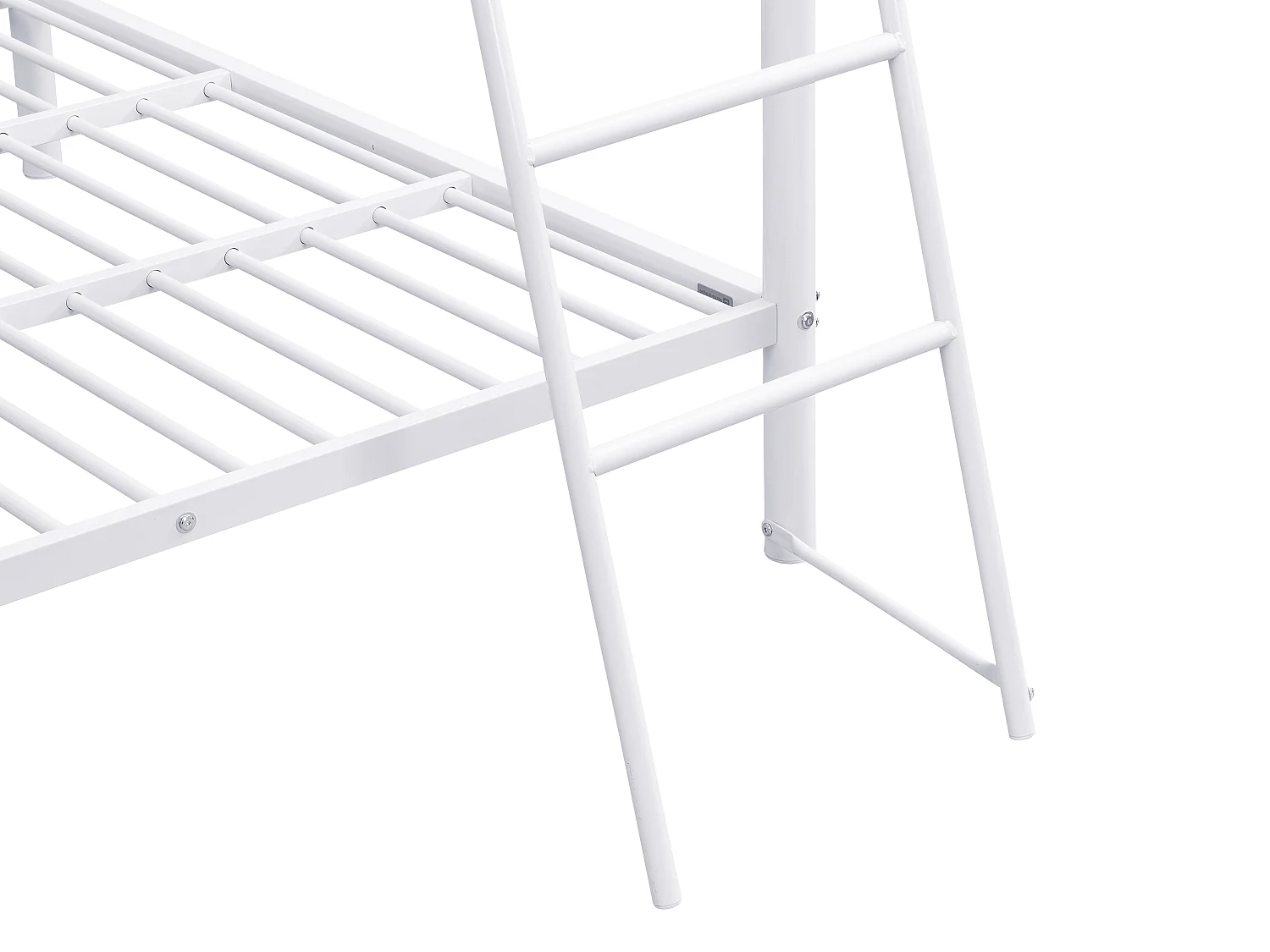 Etagenbett - 2 x 140 x 190 cm - Metall - Weiß - GEMINI II