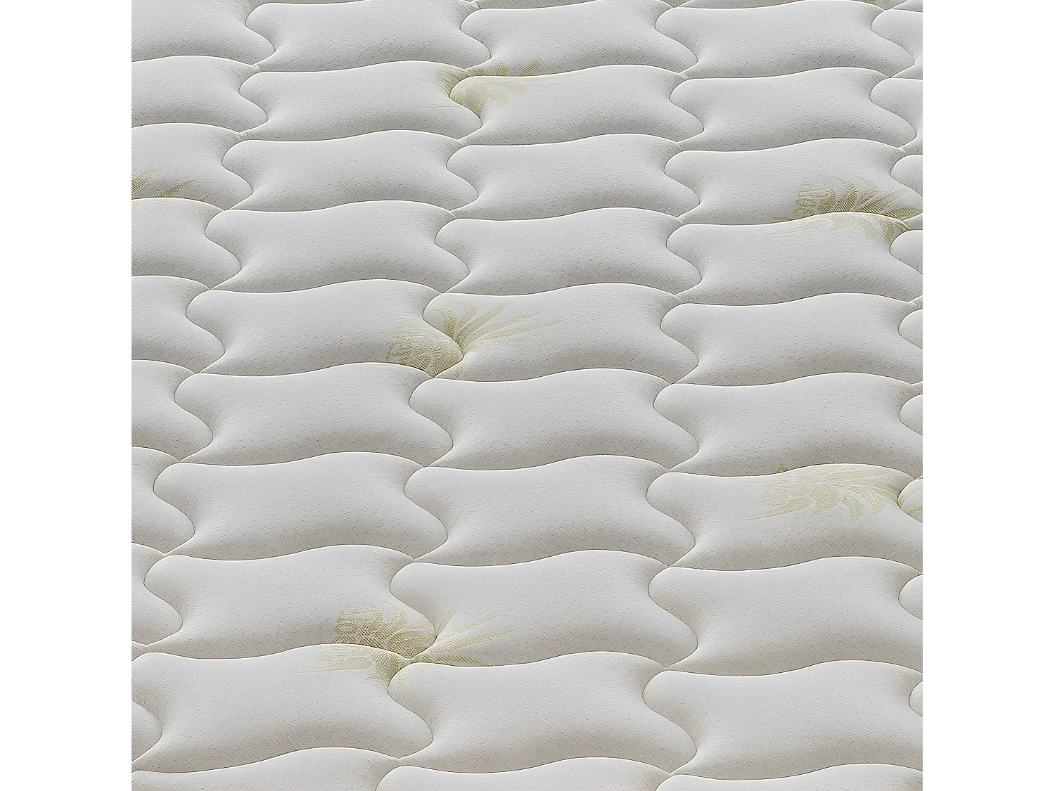 Colchão Memory Foam com 9 zonas diferenciadas - 25 cm de altura - Revestimento Aloe 100x190