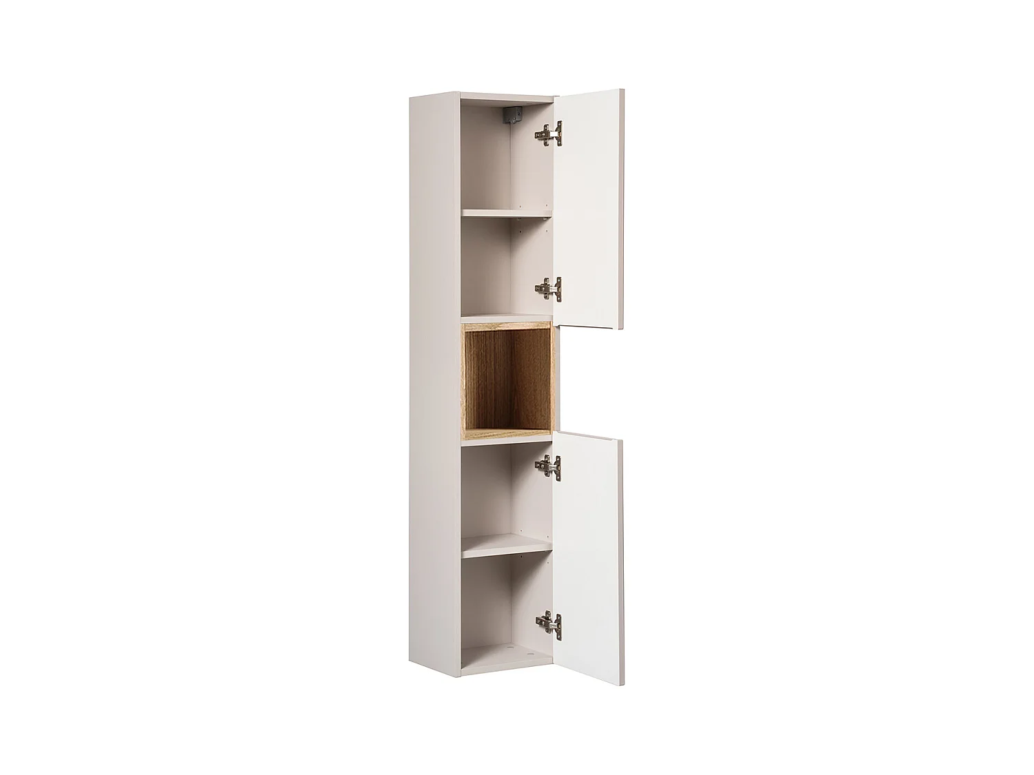 Enkele wastafel 60cm 2 lades en sokkel Riva Kasjmier en Hout