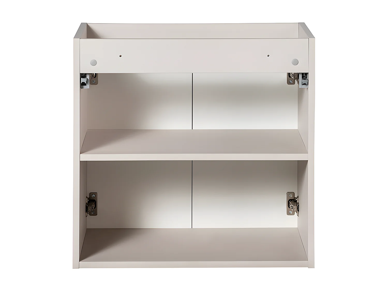 Dubbele wastafel 120cm 4 deuren Riva Kasjmier en Hout