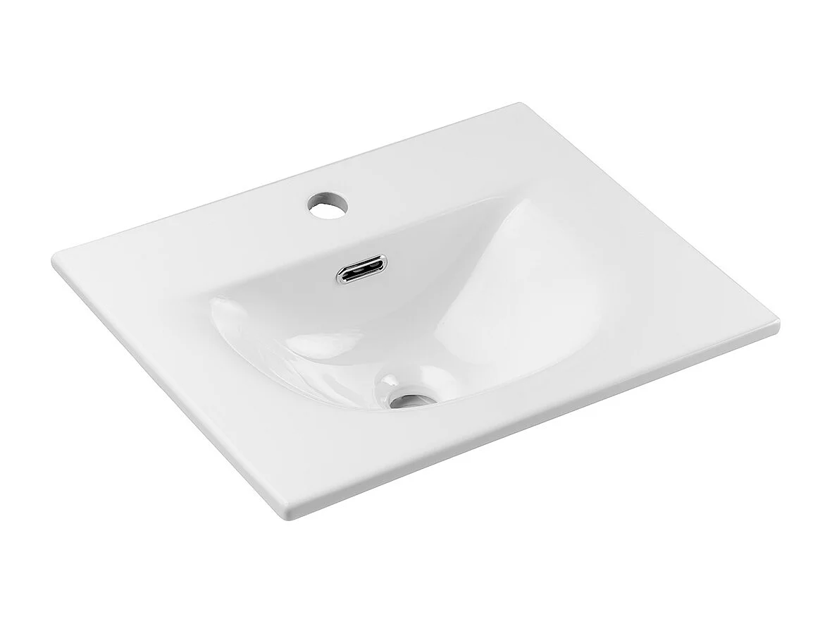 Enkel tvättställsskåp 50cm 2 dörrar Riva Cachemire