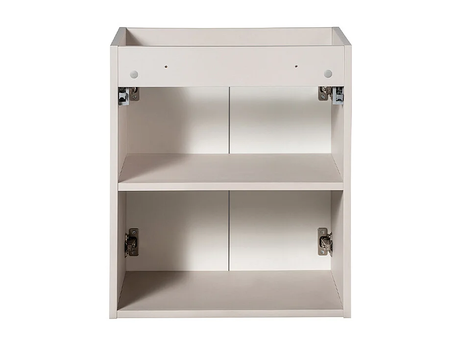Enkelt håndvask 50 cm med 2 låger Riva Cashmere og Wood