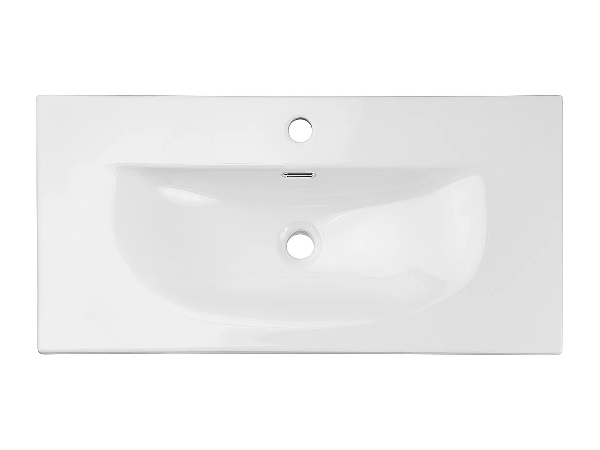 Mueble lavabo individual encastrado 80cm 2 cajones Riva Cachemira