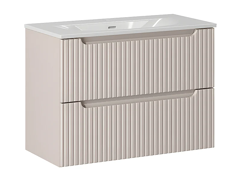 Móvel de lavatório Riva caxemira 80cm