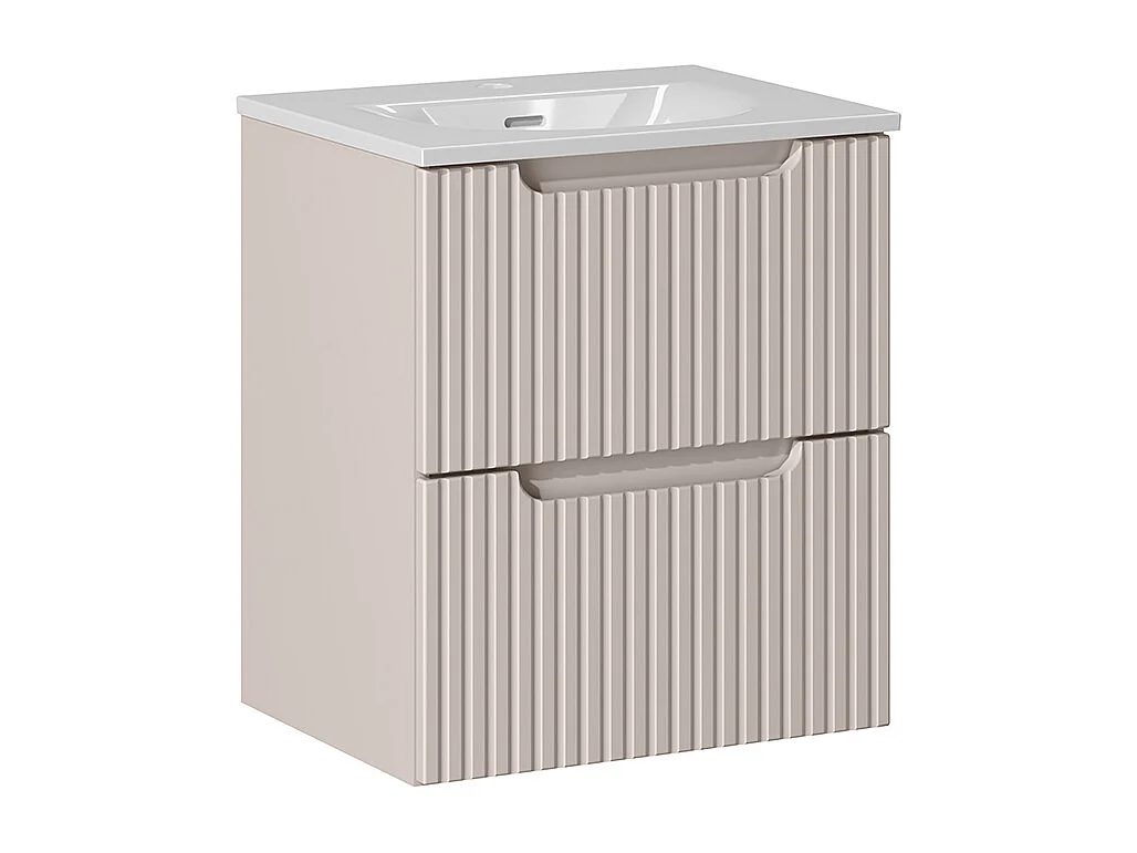 Mobile bagno con lavabo Riva cachemire 50cm