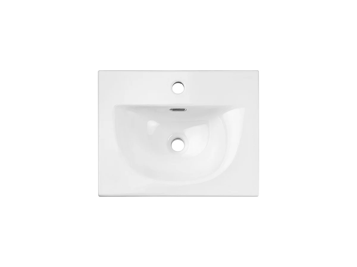 Mueble lavabo individual encastrado 50cm 2 cajones Riva Cachemira