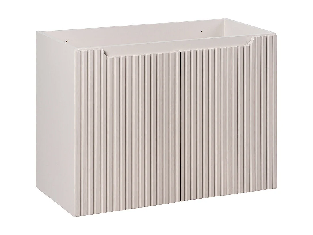 Meuble sous-vasque 80cm 2 portes Riva Cachemire