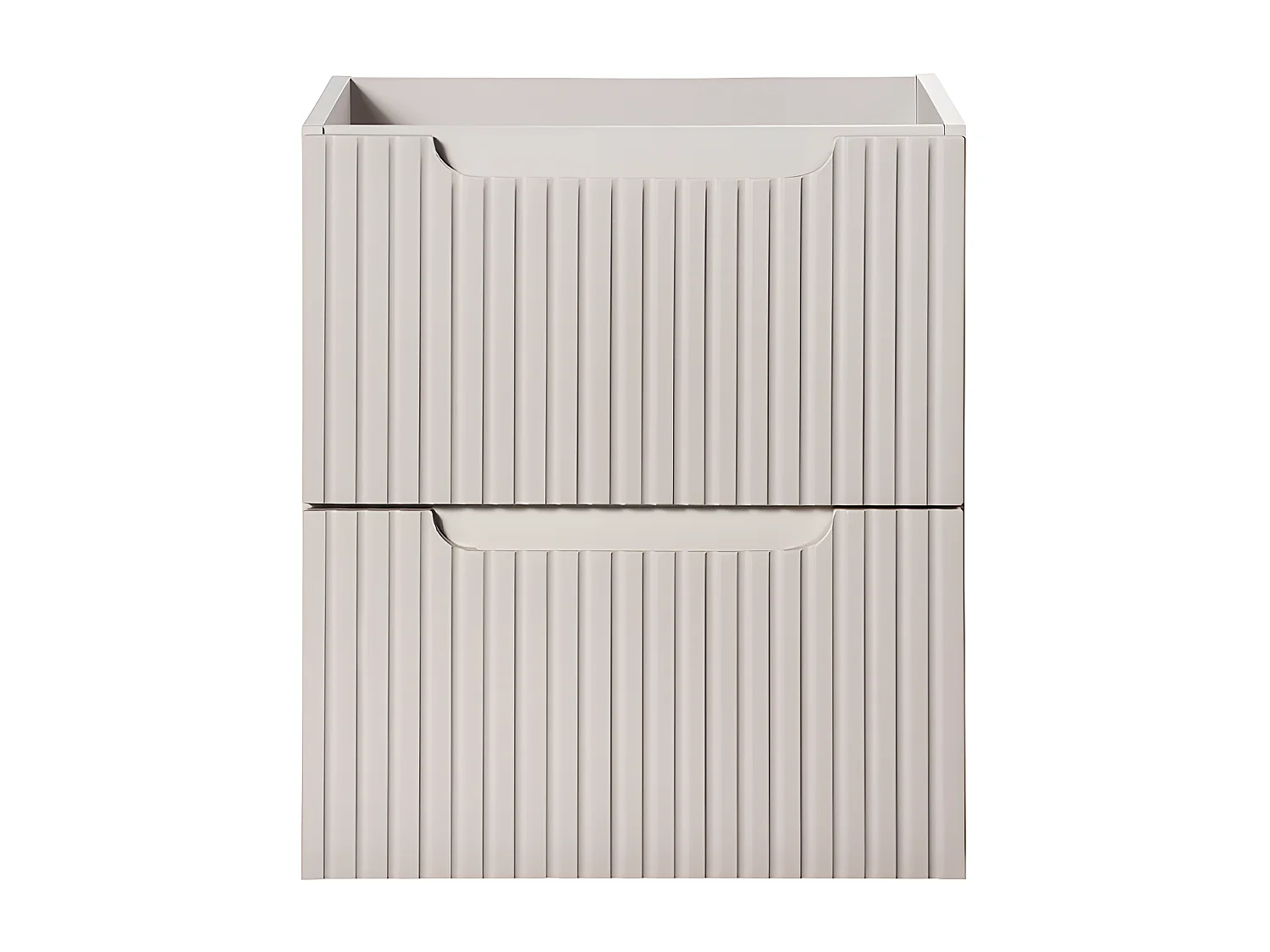 Meuble sous-vasque 50cm 2 tiroirs Riva Cachemire