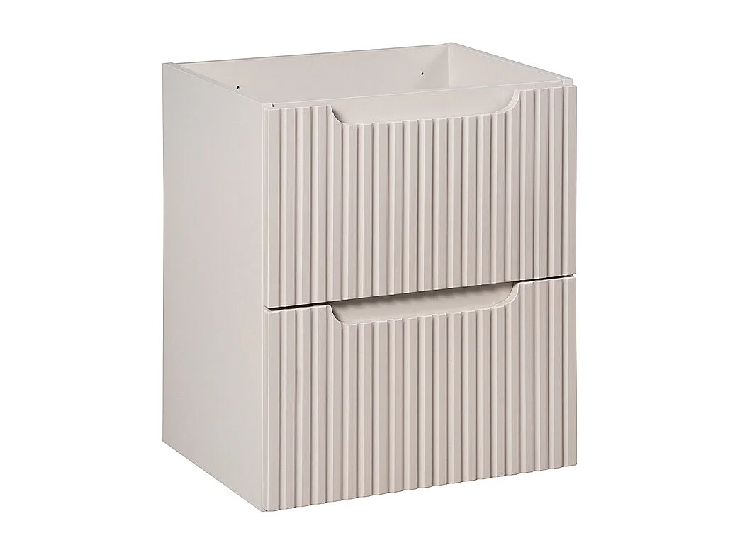Onderbouw wastafel 50cm 2 laden Riva Cachemire