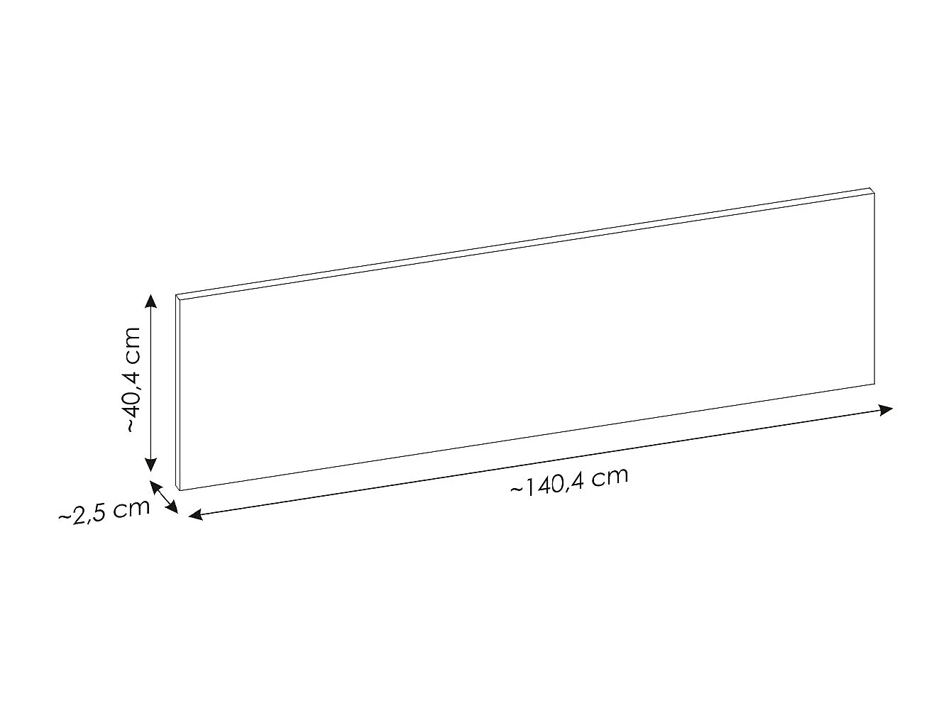 Riva Cashmere og hvid 5-dørs underskab 140 cm