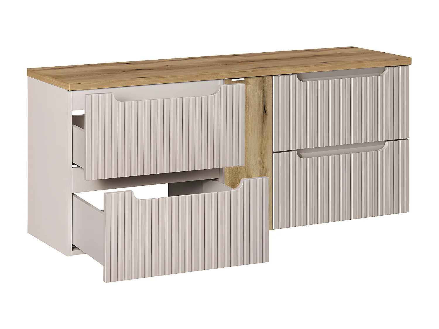 Mobile bagno senza lavabo Riva cachemire 140cm