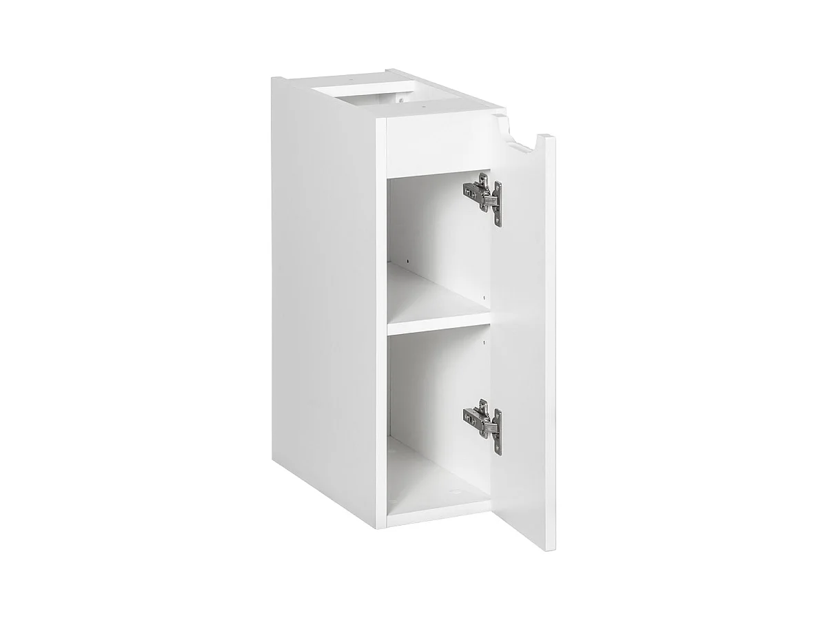 Meuble sous-vasque 140cm 4 tiroirs plan de toilette Riva Cachemire et Blanc