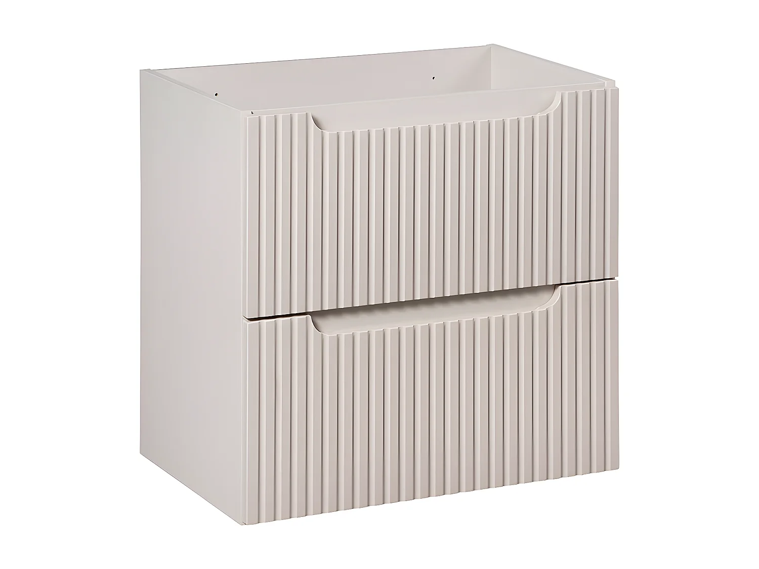 Meuble sous-vasque 60cm 2 tiroirs Riva Cachemire