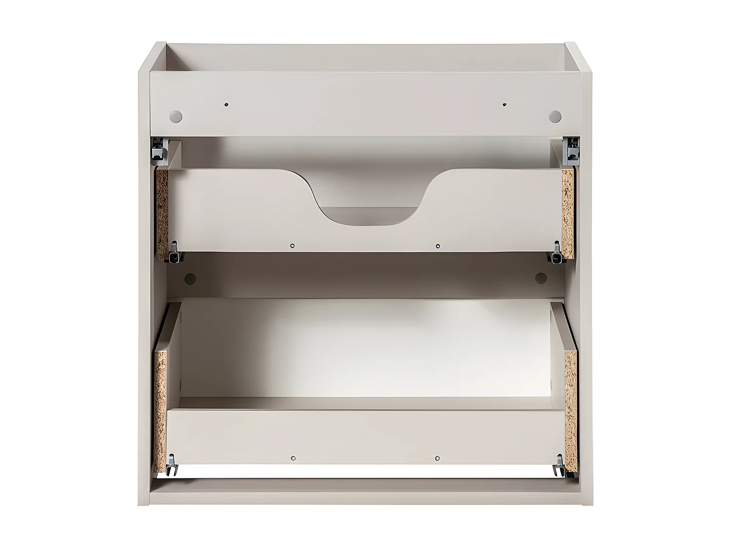 Meuble sous-vasque 60cm 2 tiroirs Riva Cachemire