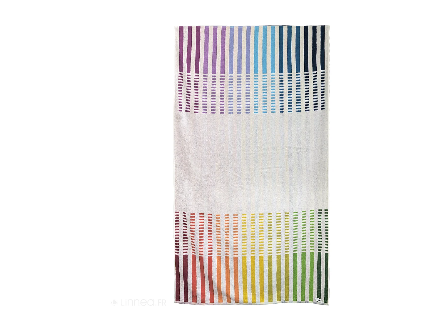 Drap de plage 100x180 cm pur coton collection CIRELLA multicolore