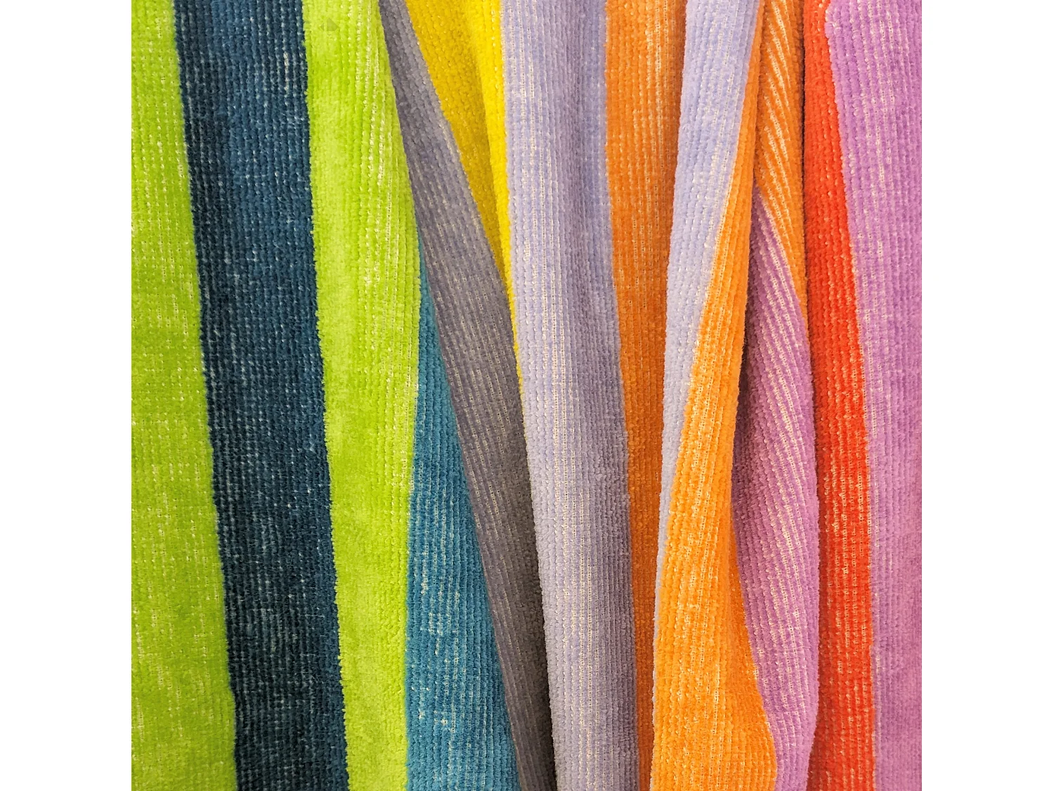 Drap de plage 100x180 cm pur coton collection CIRELLA multicolore