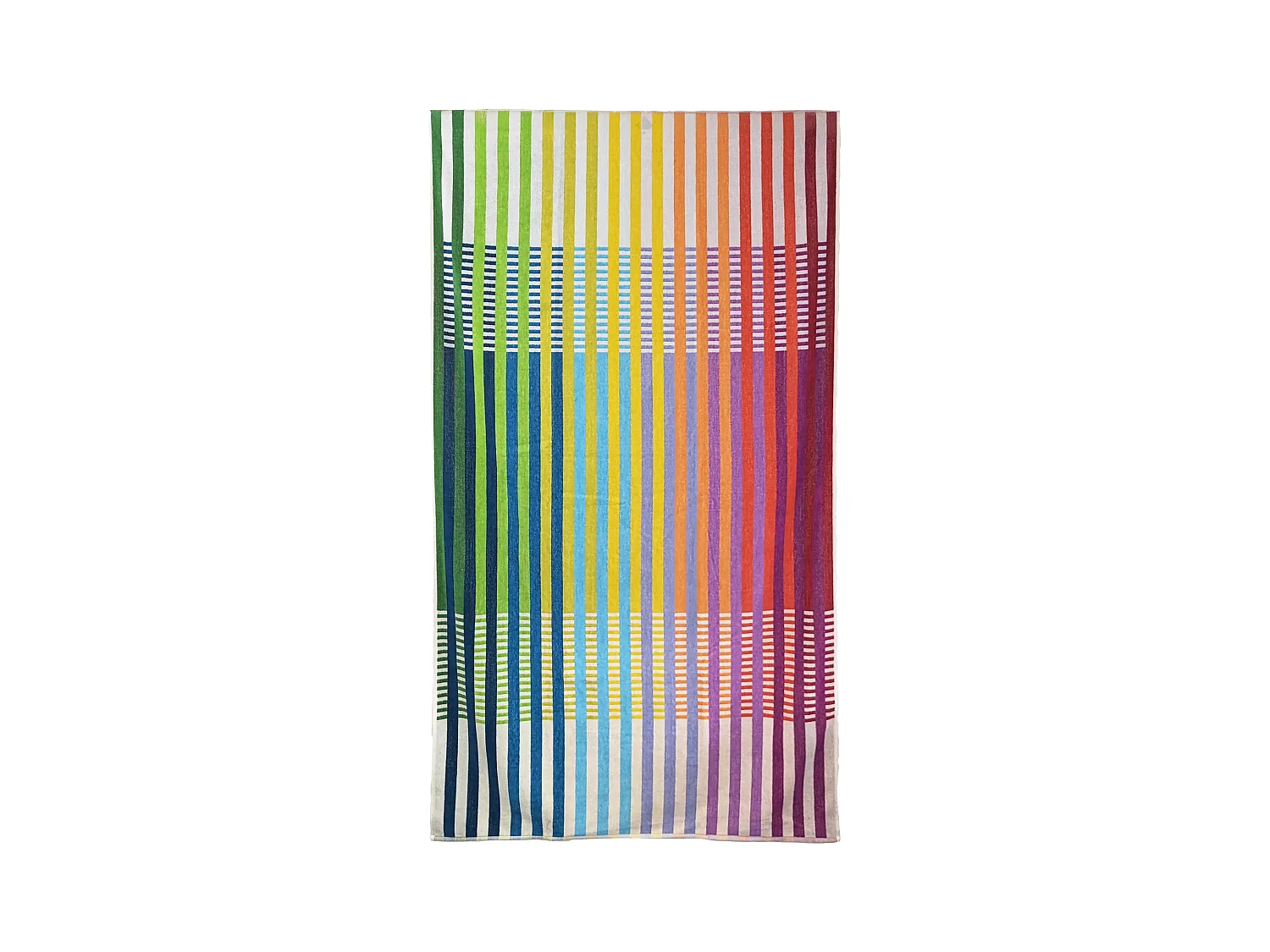 Drap de plage 100x180 cm pur coton collection CIRELLA multicolore