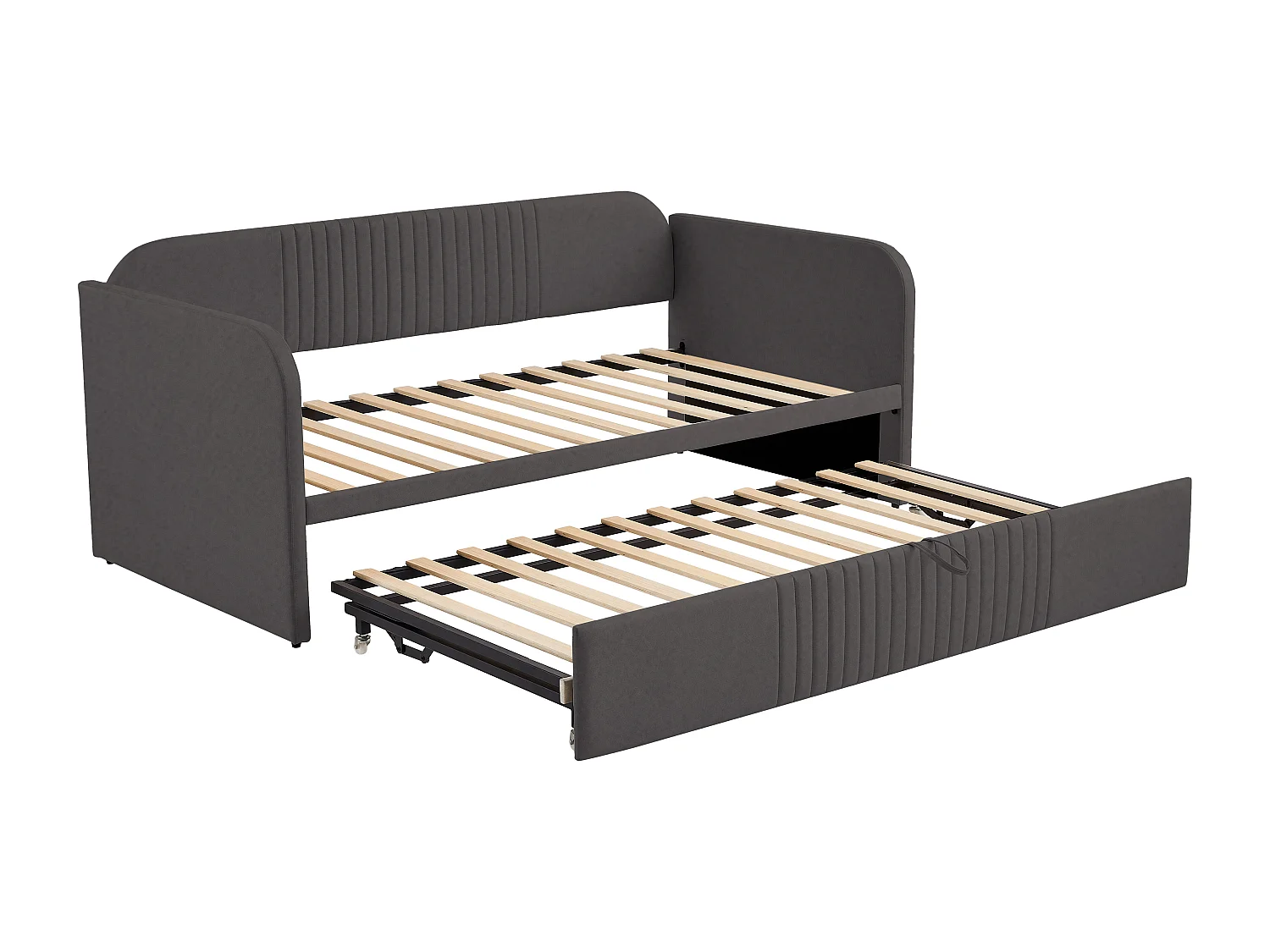 Letto estraibile 90/180x190 cm divano letto in tessuto di lino