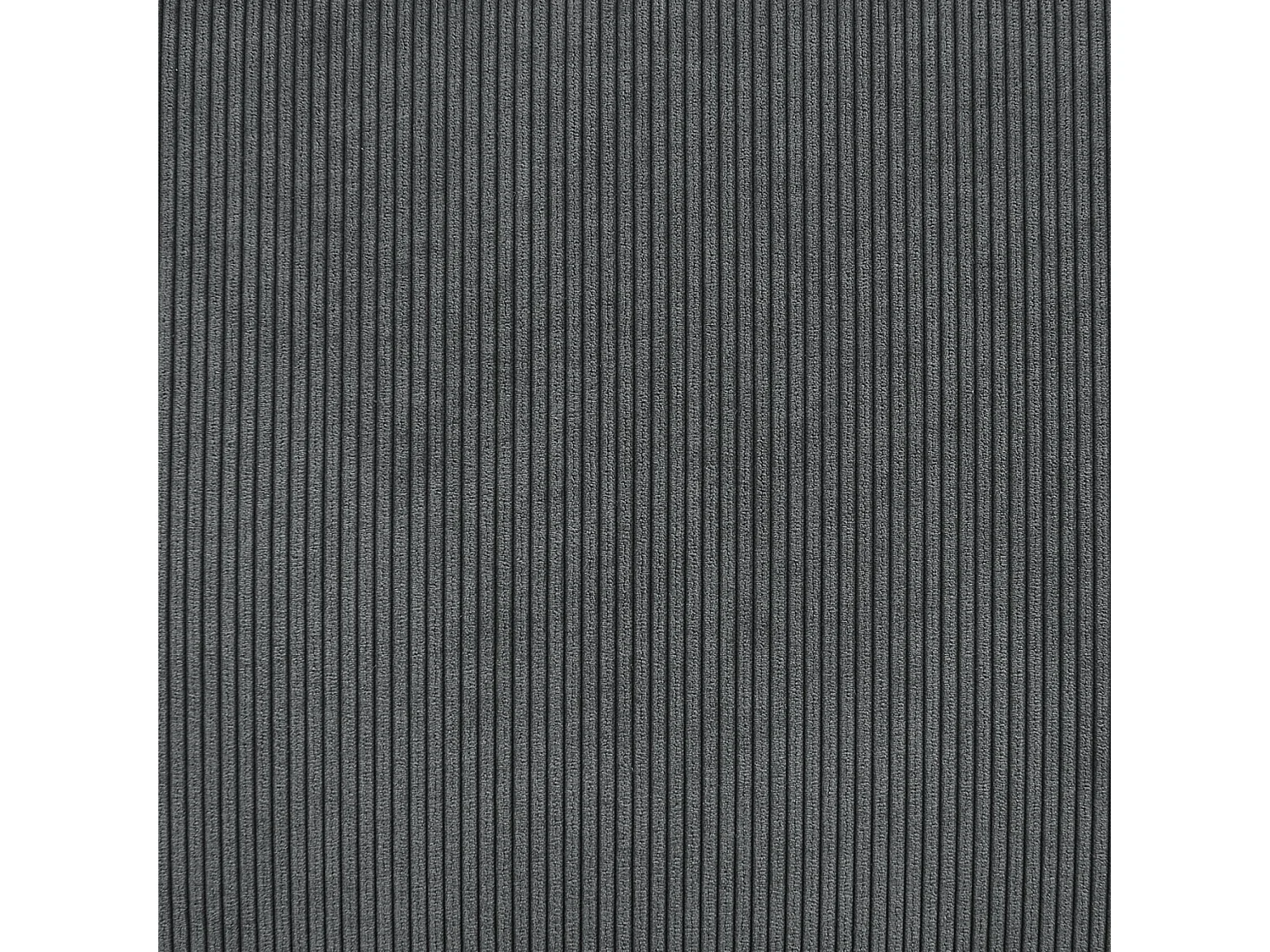 Canapé d'angle convertible en velours côtelé gris foncé  - IDA - 3 places. fauteuil d'angle réversible coffre rangement lit modulable