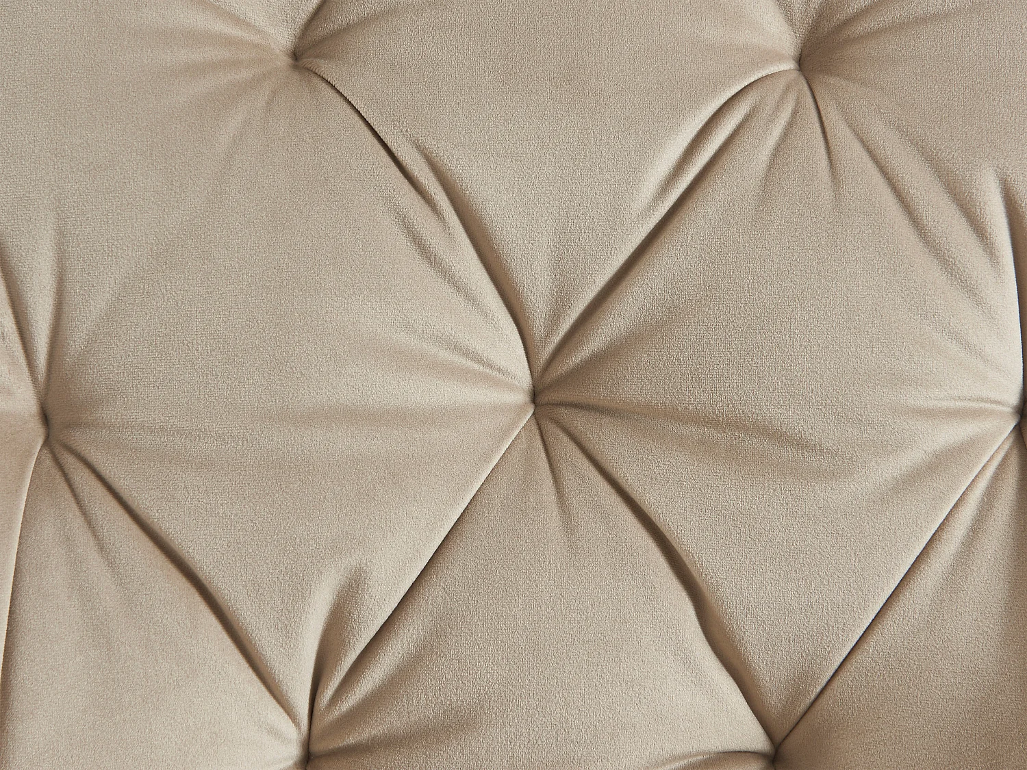 Lot de 6 chaises avec accoudoirs en velours et métal noir - Beige - MOBELIA de Pascal Morabito