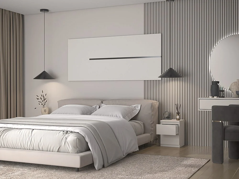 Szafka Nocna Malwa M2 |  Kaszmir | 30x30x40 cm | 2 Szuflady