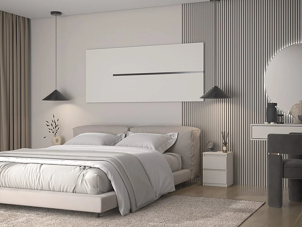 Szafka Nocna Malwa M2 |  Kaszmir | 30x30x40 cm | 2 Szuflady