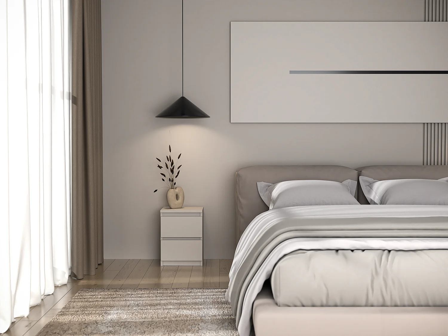 Szafka Nocna Malwa M2 |  Kaszmir | 30x30x40 cm | 2 Szuflady