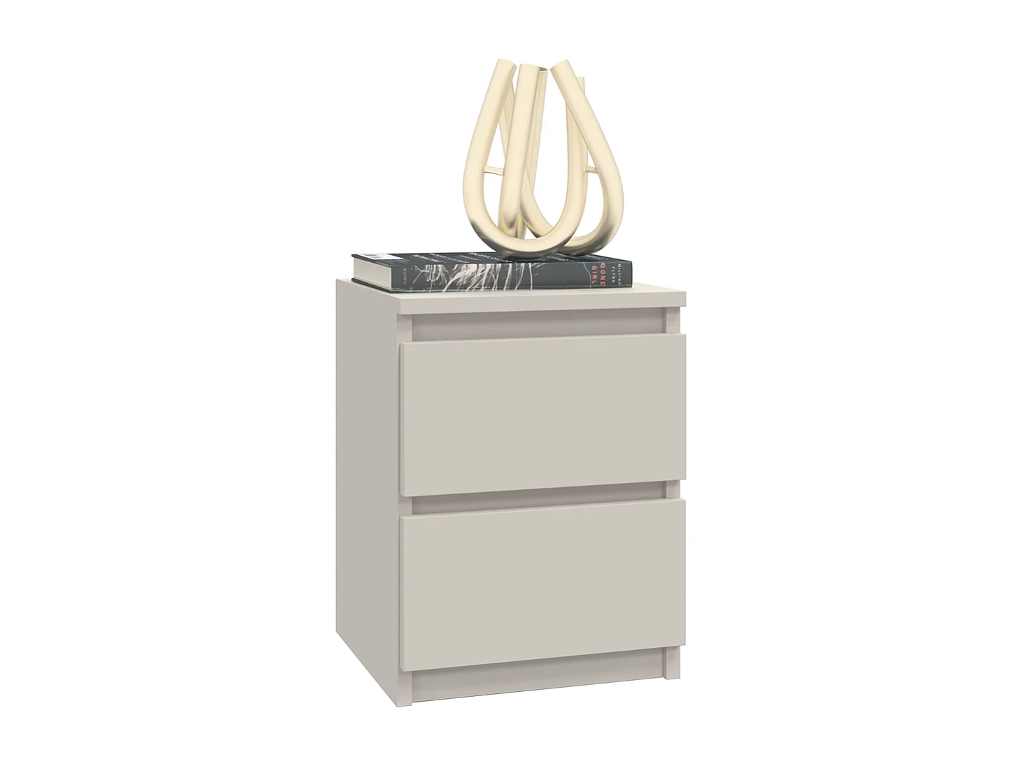 Szafka Nocna Malwa M2 |  Kaszmir | 30x30x40 cm | 2 Szuflady