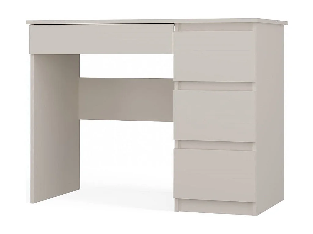 MESO - Bureau droit style moderne bureau/chambre - 98x51x76 cm - 4 tiroirs