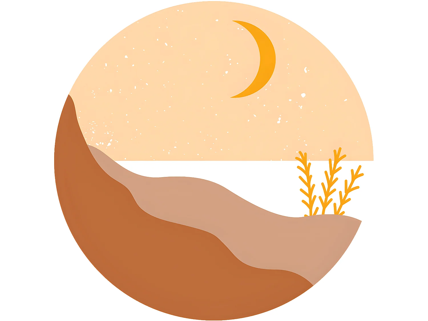 Papier peint intissé pré-encollé fresques géantes - ROND BORD DE MER BEIGE - 120x120cm