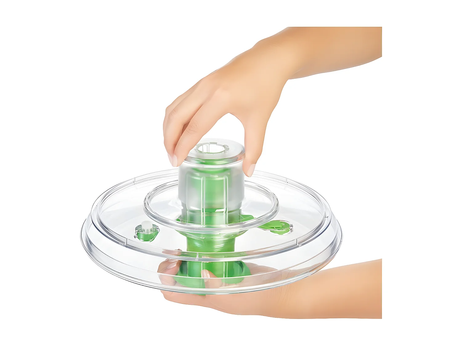 Essoreuse à salade 26 cm verte