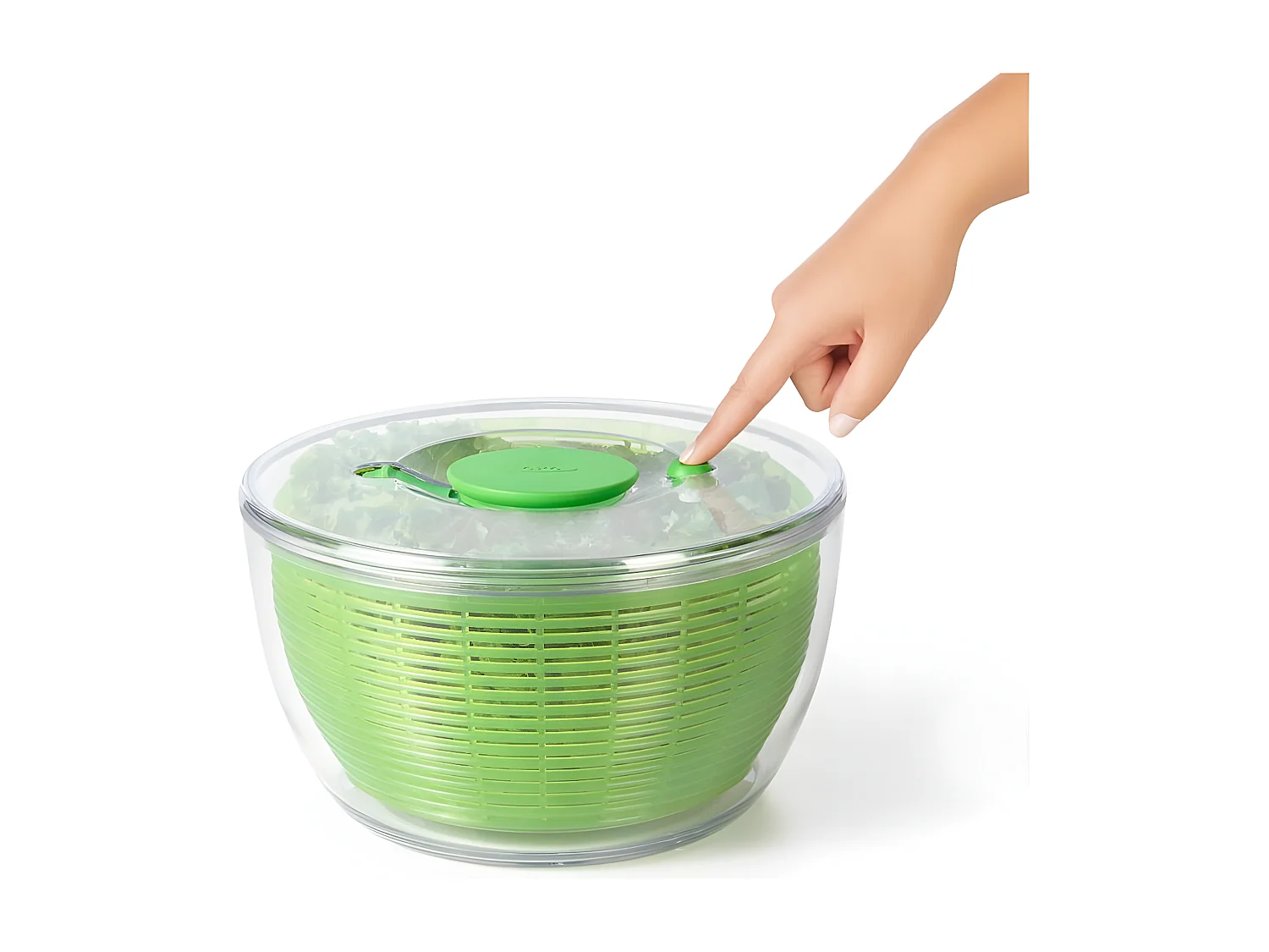 Essoreuse à salade 26 cm verte