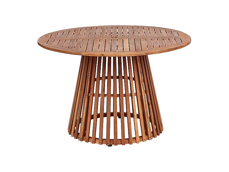 Gartentisch AGELLO 120 cm 120 cm Akazienholz Braun