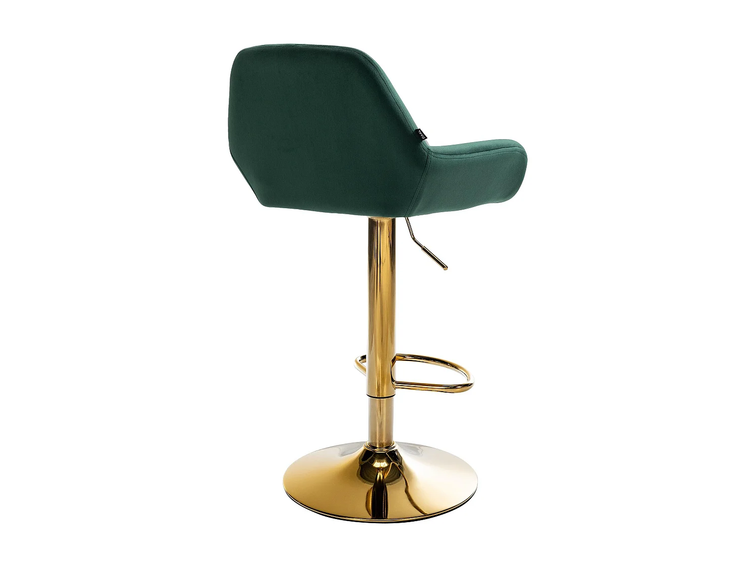 Tabouret de bar - Velours - Vert foncé - Braga