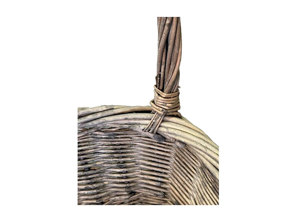 Chariot à bûches en osier 2