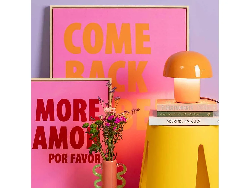 Tabouret en polypropylène Ravish Jaune